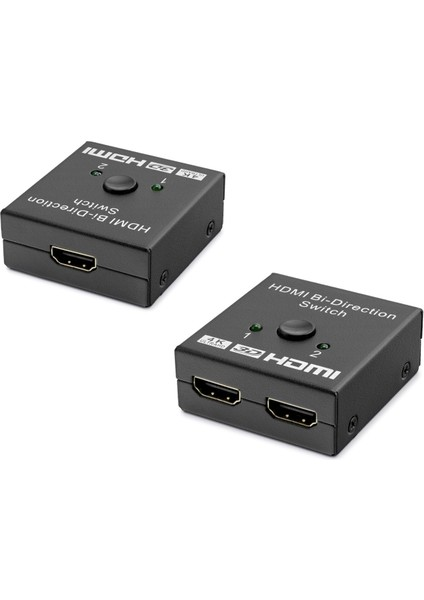 Hadron Hdx1296 2 Port Hdmi Switch 2Giriş 1Çıkış Bi-Direction 4K Ultra HD ve 3D HDMI 1.4 - 2.0 uyumlu